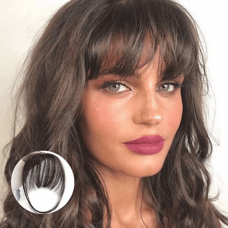 Flequillo clip para un look transformado instantáneamente