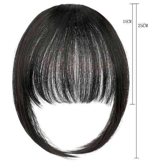 Clip-in bangs for an instantly transformed look