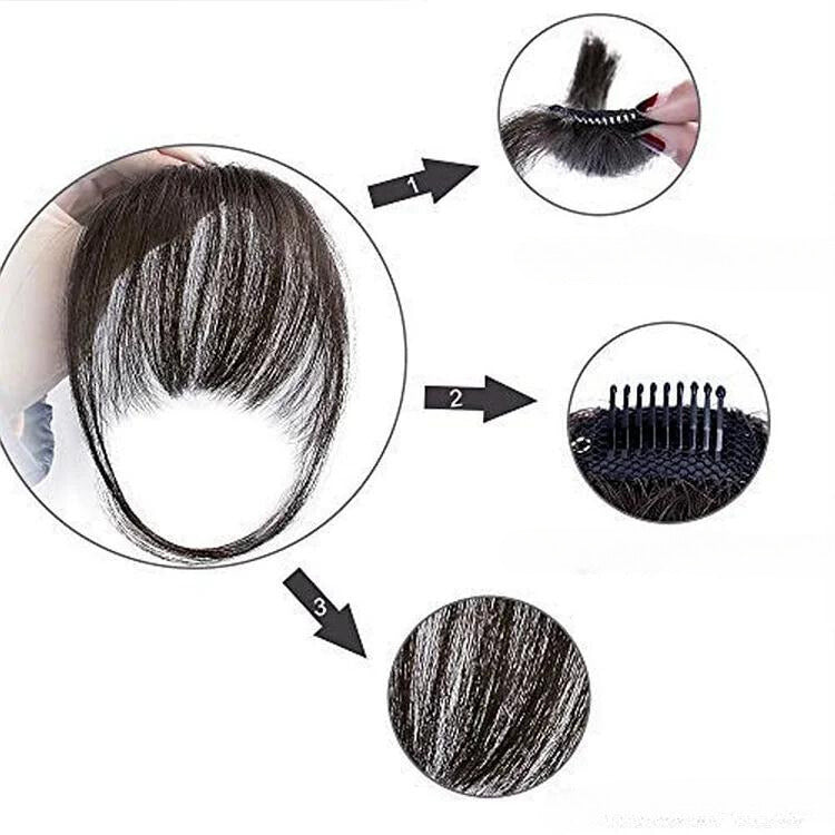 Flequillo clip para un look transformado instantáneamente