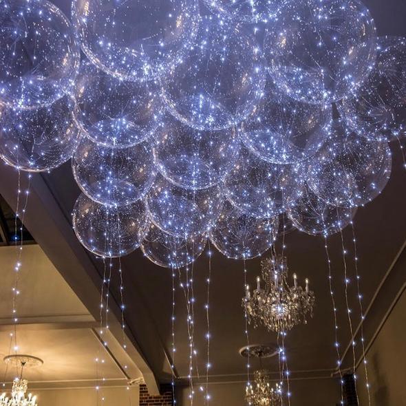Gjenbrukbare LED-ballonger for å lyse opp festene dine (X10)