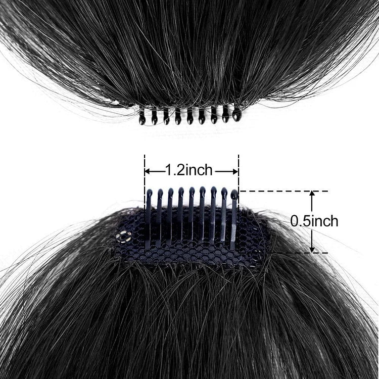 Flequillo clip para un look transformado instantáneamente