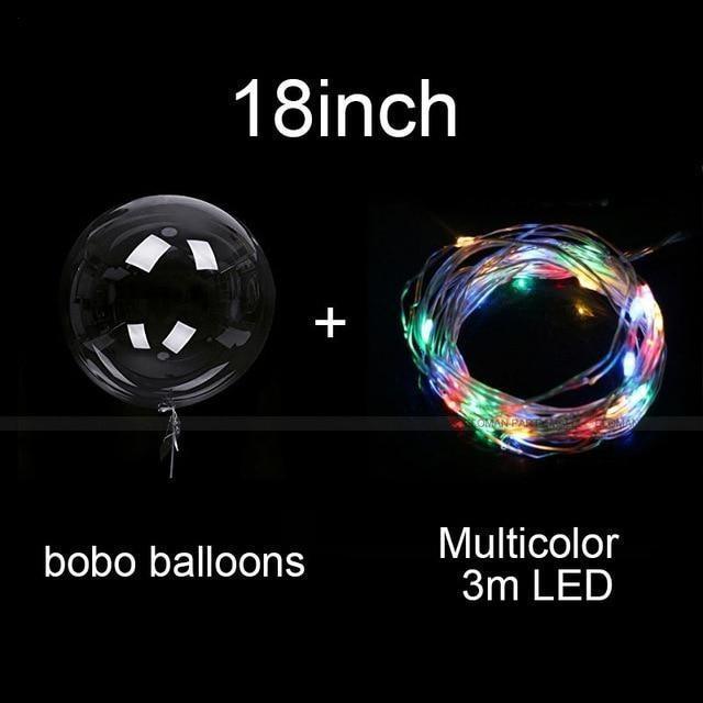 Gjenbrukbare LED-ballonger for å lyse opp festene dine (X10)