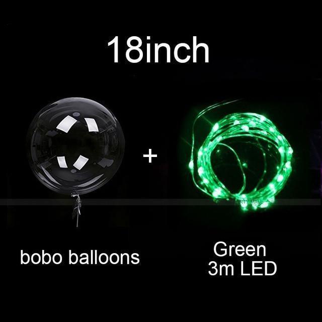 Gjenbrukbare LED-ballonger for å lyse opp festene dine (X10)