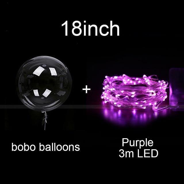 Gjenbrukbare LED-ballonger for å lyse opp festene dine (X10)
