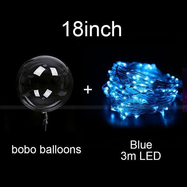 Gjenbrukbare LED-ballonger for å lyse opp festene dine (X10)
