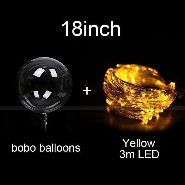Gjenbrukbare LED-ballonger for å lyse opp festene dine (X10)